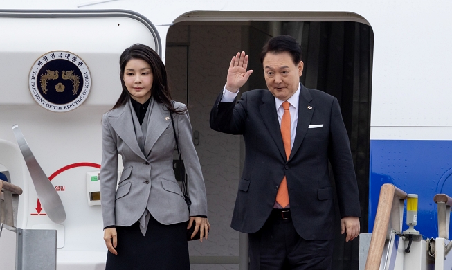 President Yoon leaves for state visits to 3 C. Asian nations